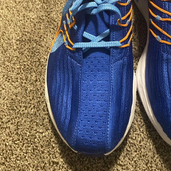 Nike ZoomX Blue and Orange Athletic Shoes - Picture 2 of 14